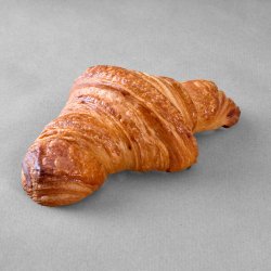 Croissant sur fond gris